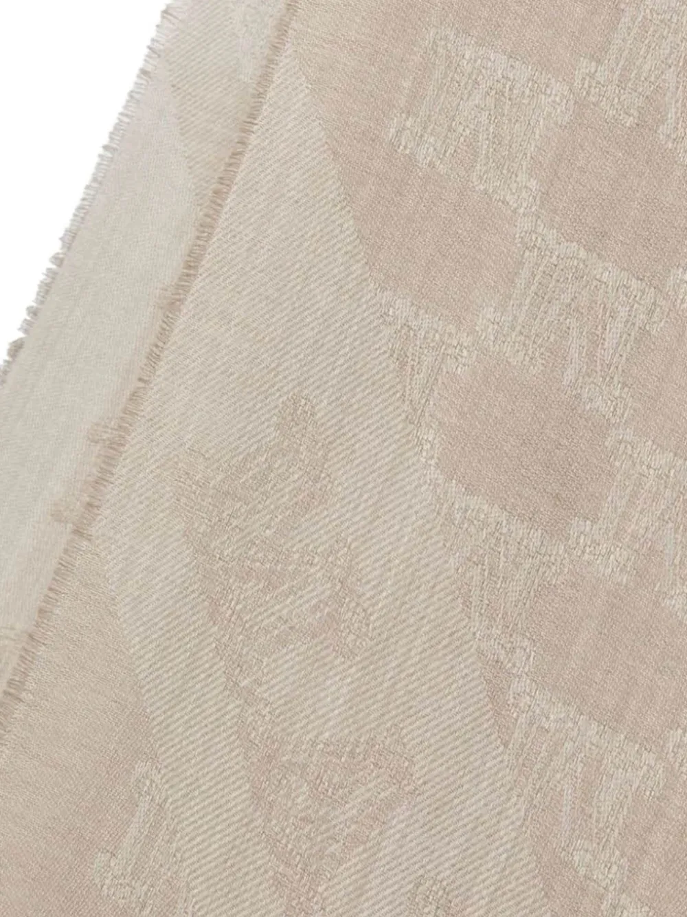 Max Mara fringed scarf - Beige