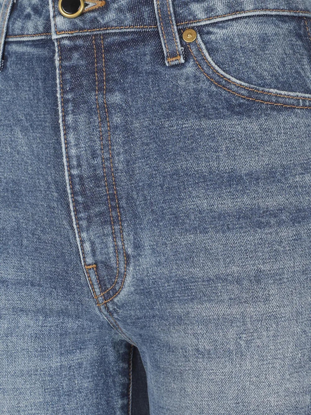 Khaite Abigail High-rise Straight Jeans In Blue