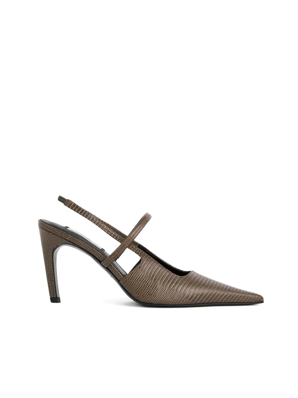 TOTEME Slingback pumps met reliëf Bruin