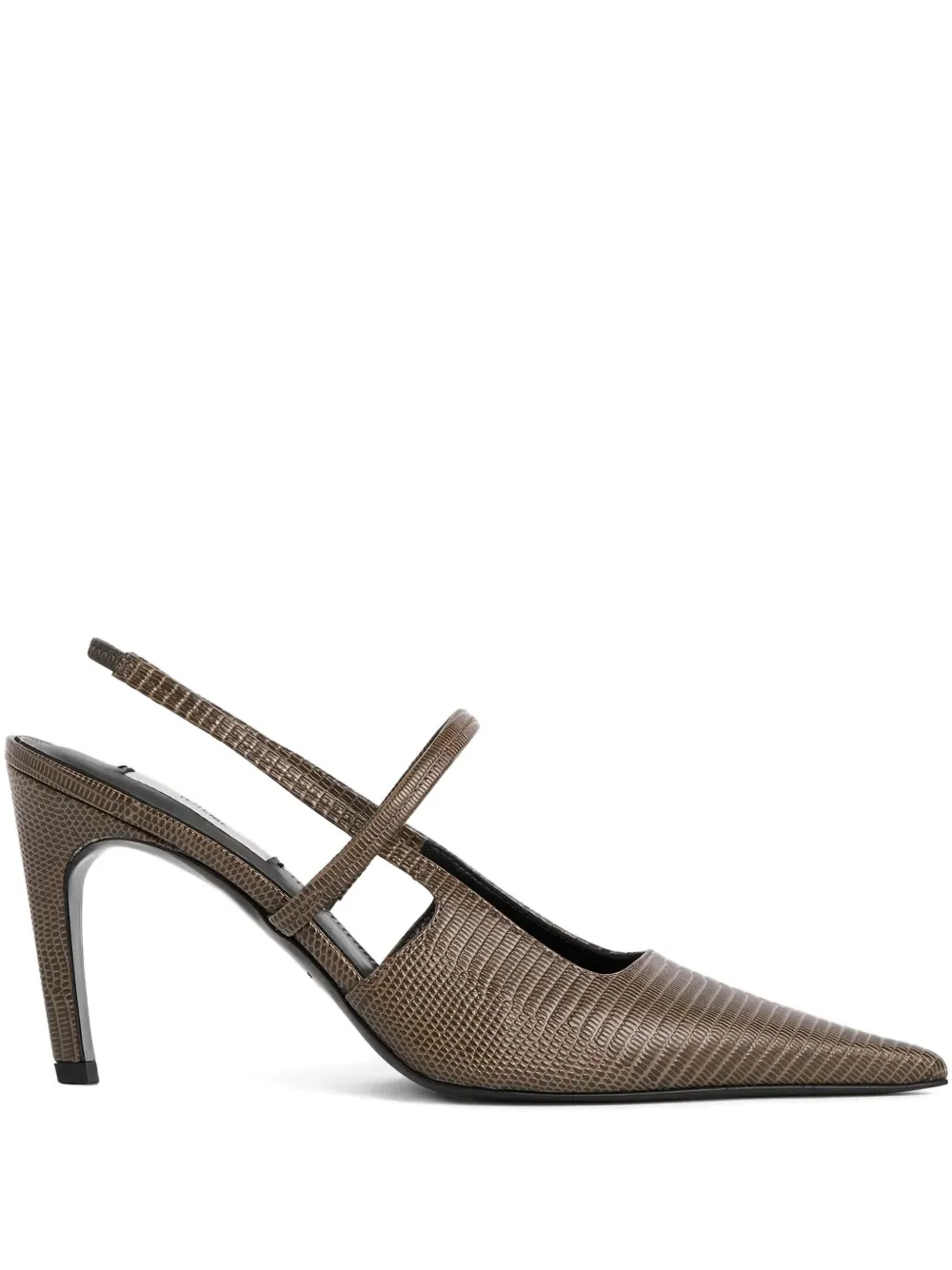 TOTEME Slingback pumps met reliëf Bruin