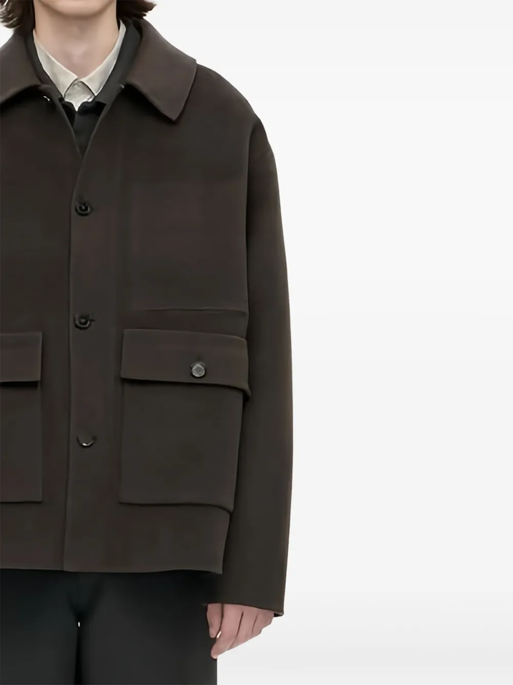 Berner Kuhl Flap-pocket Jacket In Brown