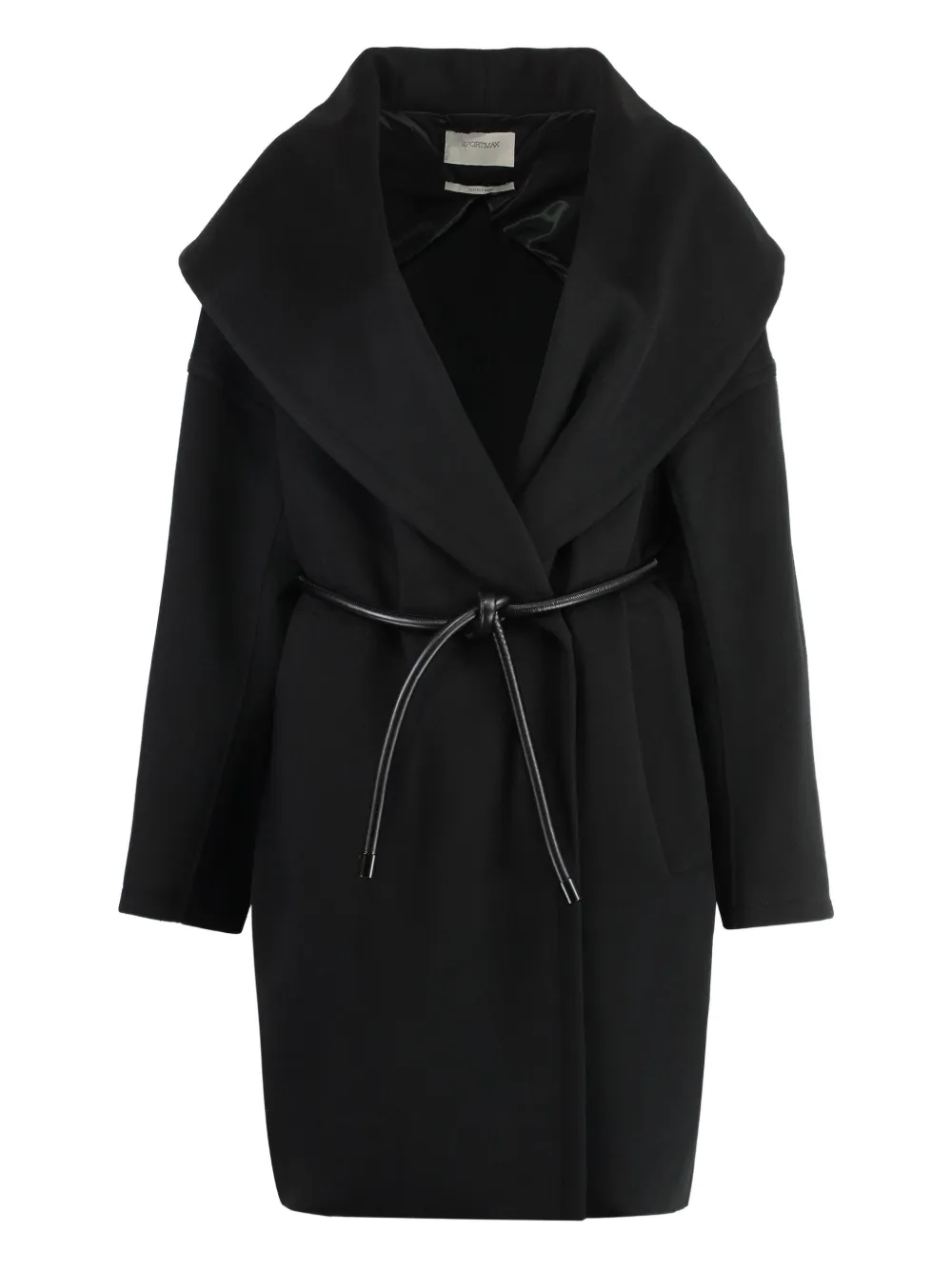 Sportmax Luciana shawl-collar coat - Nero