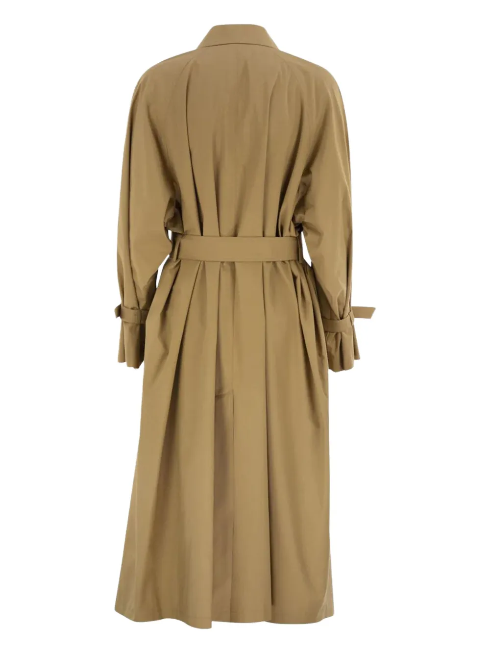 Max Mara Epoche Belted Trench Coat In Brown