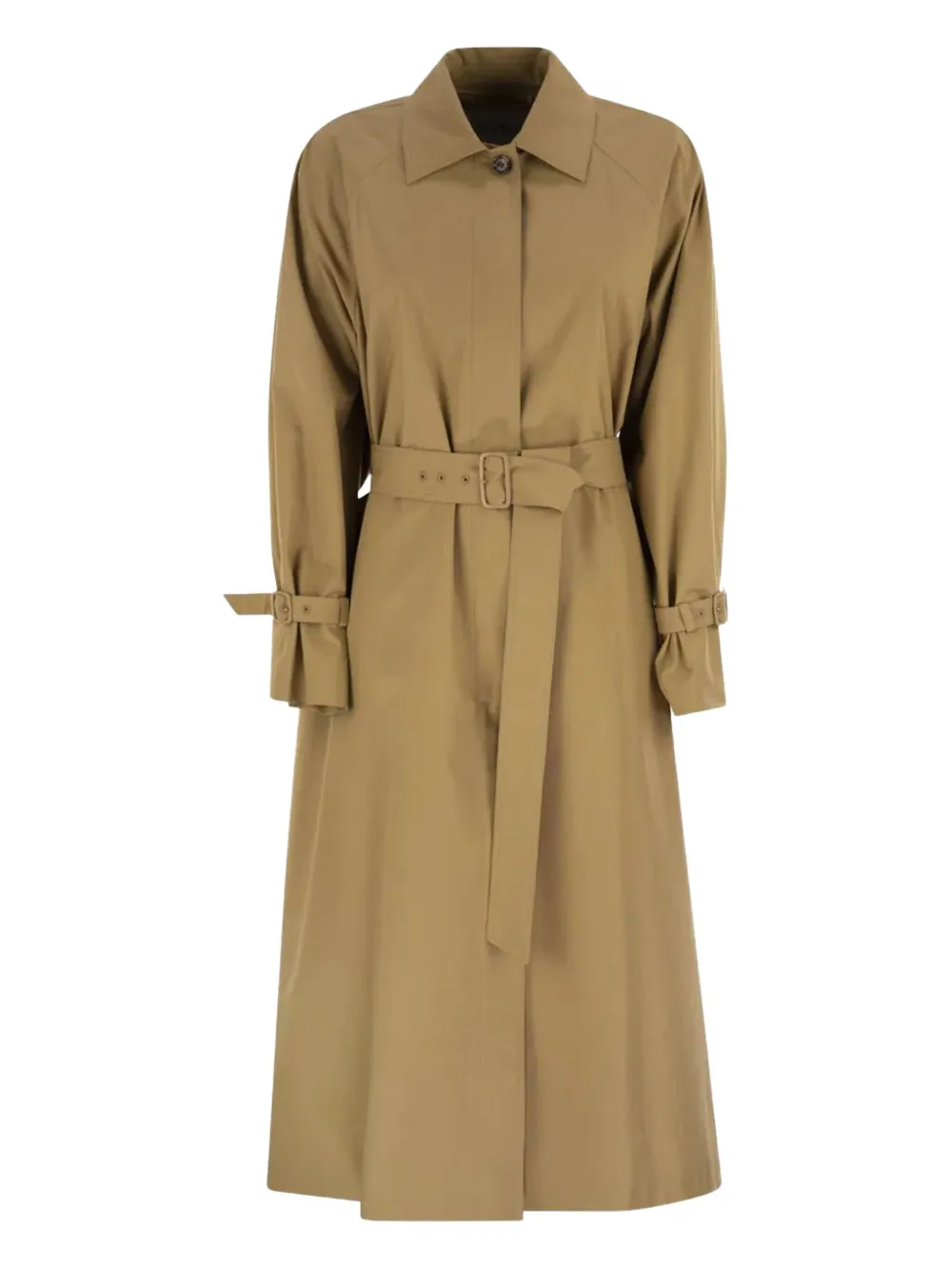Max Mara Epoche Belted Trench Coat In Brown