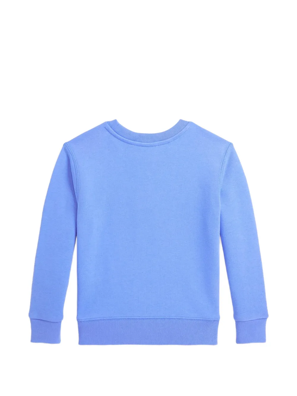 POLO RALPH LAUREN KIDS logo-embroidered sweatshirt Blauw
