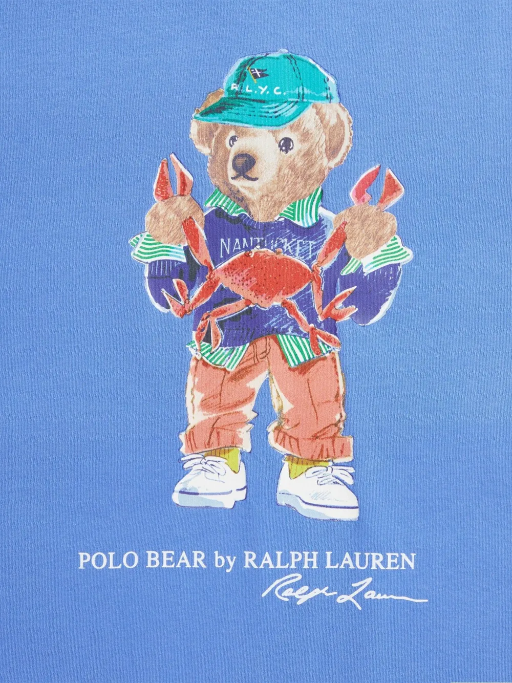POLO RALPH LAUREN KIDS Polo Bear T-shirt Blauw