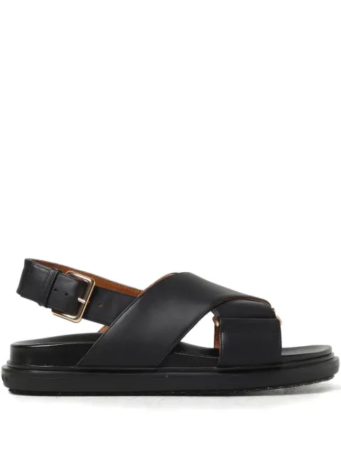 Marni Fussbett crisscross buckled flat sandals