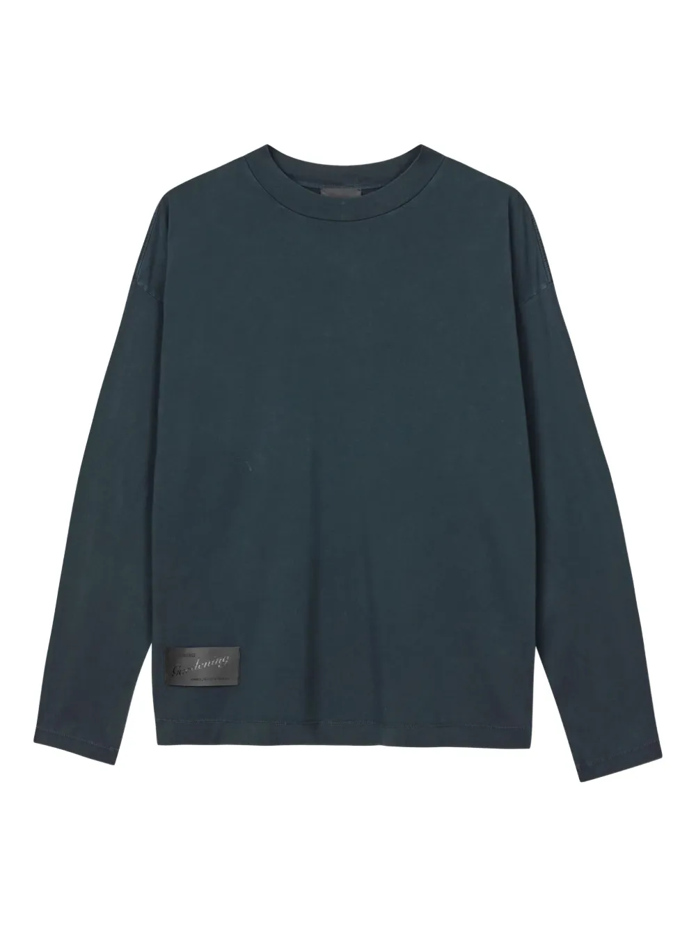 Magniberg Long-sleeved Cotton T-shirt In Blue