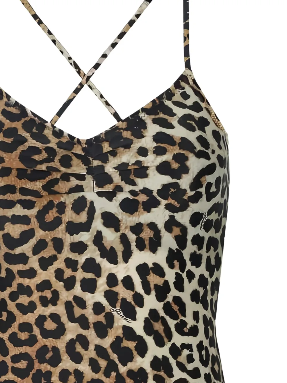 Printed V-Neck Swimsuit