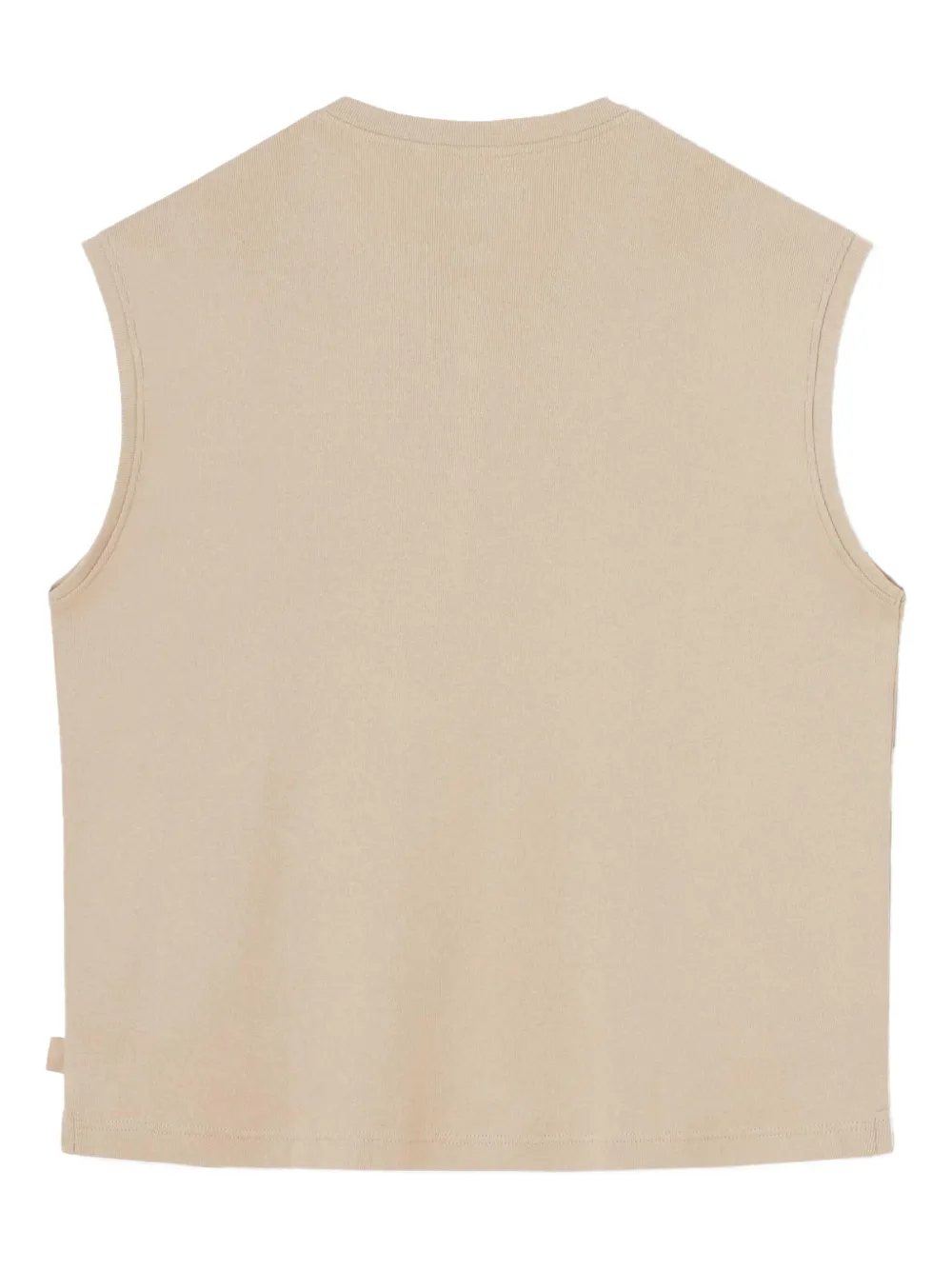 Carrer Henley Tank Top In Neutral