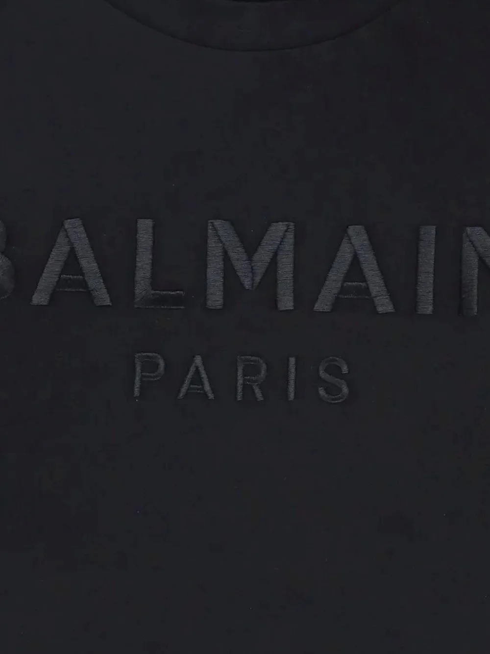 Balmain Kids T-shirt met logo Zwart