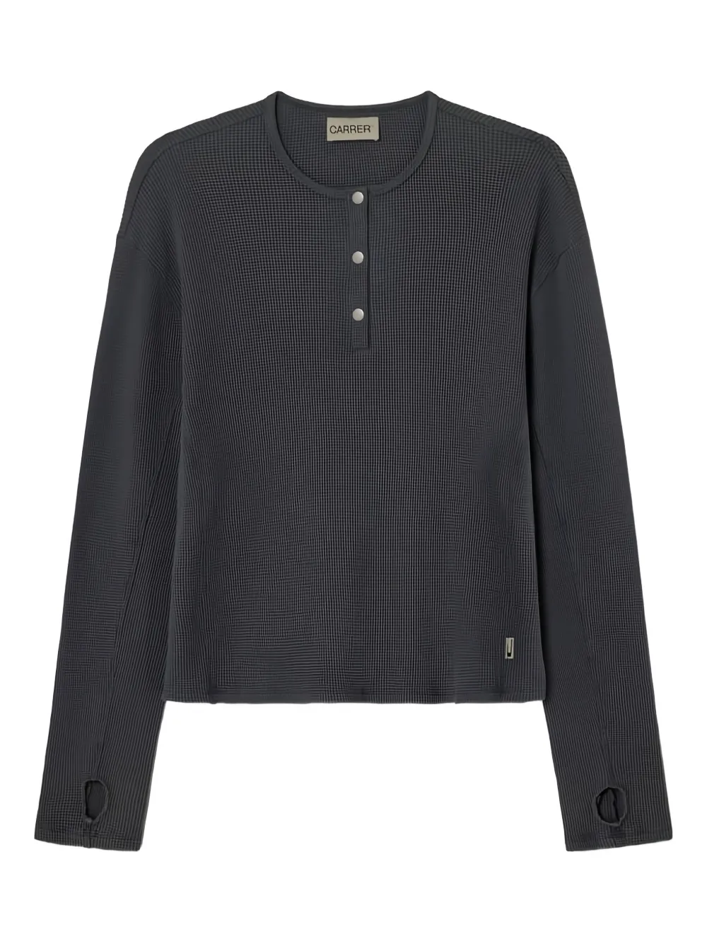 Carrera button lis henley sweater | Grey | Image 1