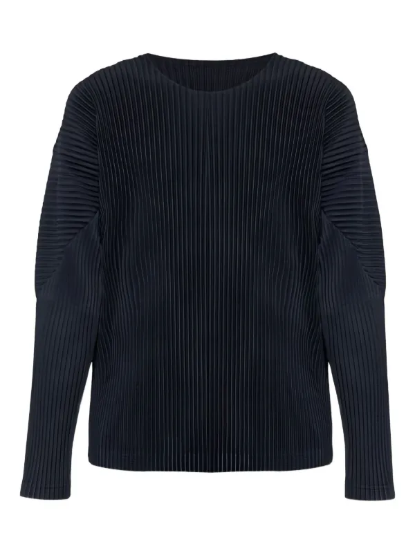 Homme Plissé Issey Miyake ロングスリーブ トップ | ブルー | FARFETCH JP