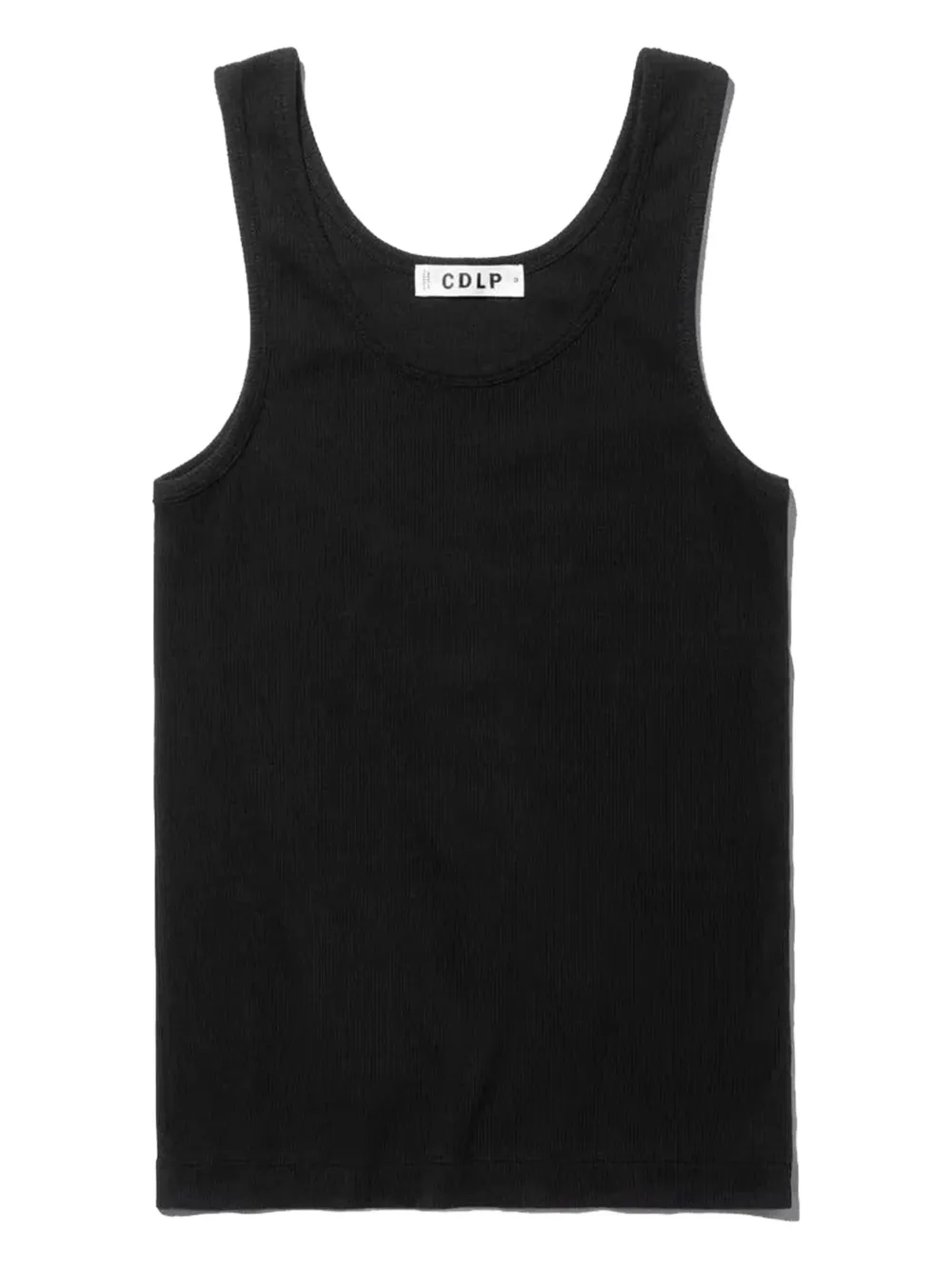 Cdlp Ribbed Tank Top In Black