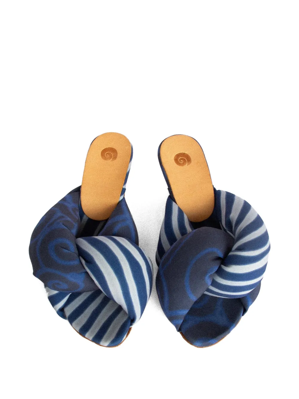 Ugo Paulon Knotted Balfe Mule In Blue