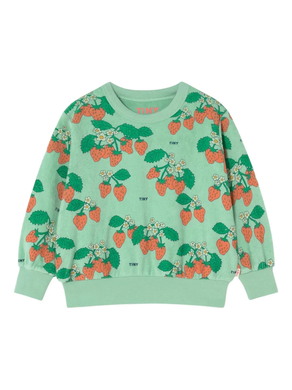 Tiny Cottons strawberries-print sweatshirt | verde | Image 1