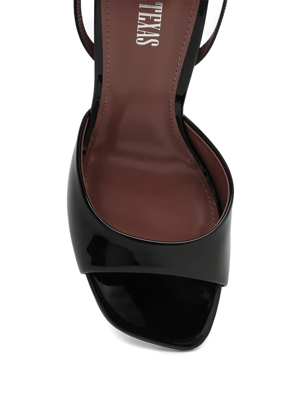 Paris Texas 100mm Lara Heeled Sandals In Black