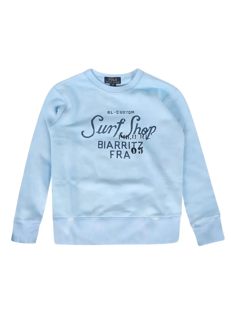 POLO RALPH LAUREN KIDS プリント スウェットシャツ - ブルー POLO RALPH LAUREN KIDS プリント スウェットシャツ - ブルー