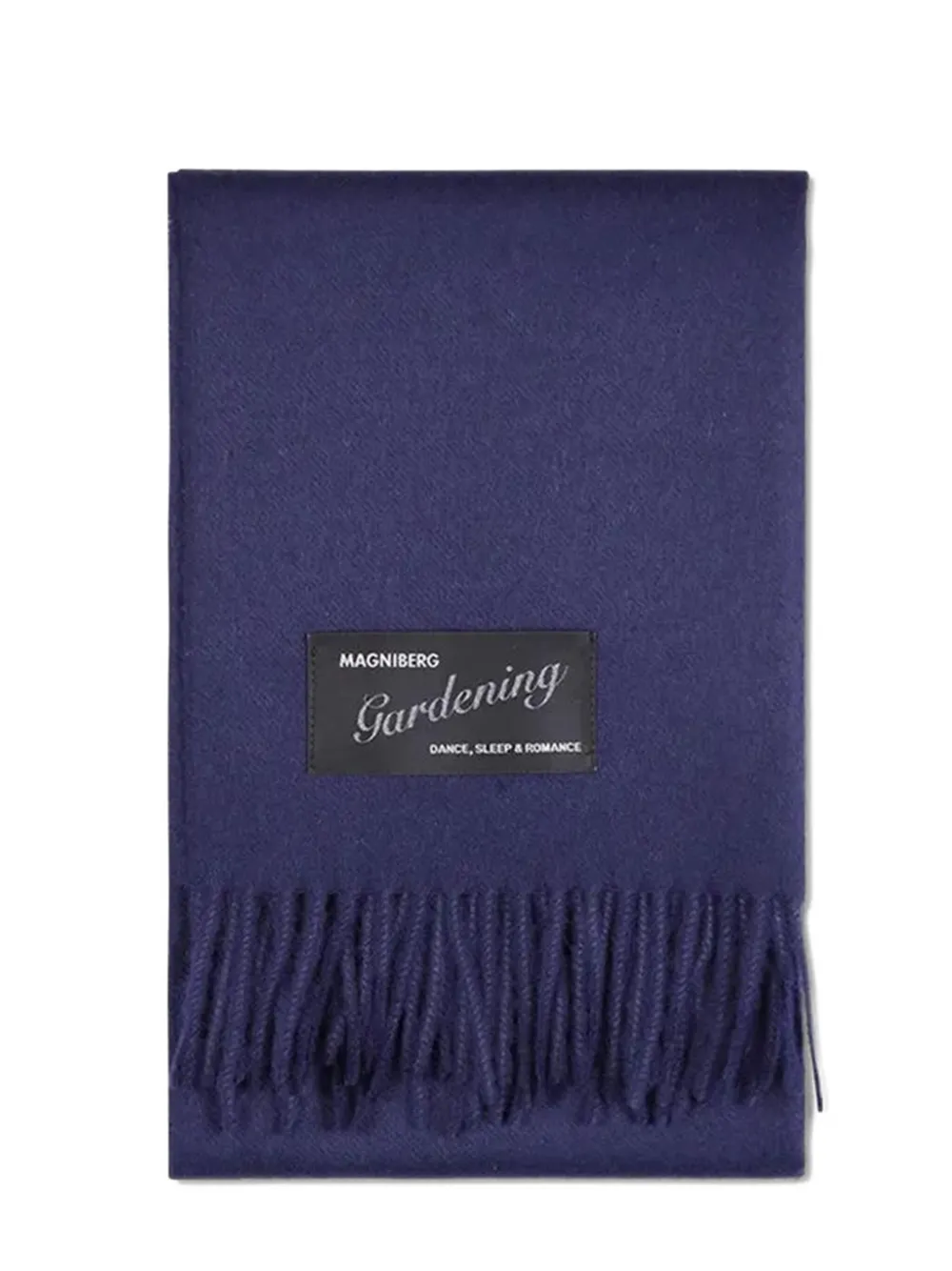 Magniberg Fringed Scarve In Blue