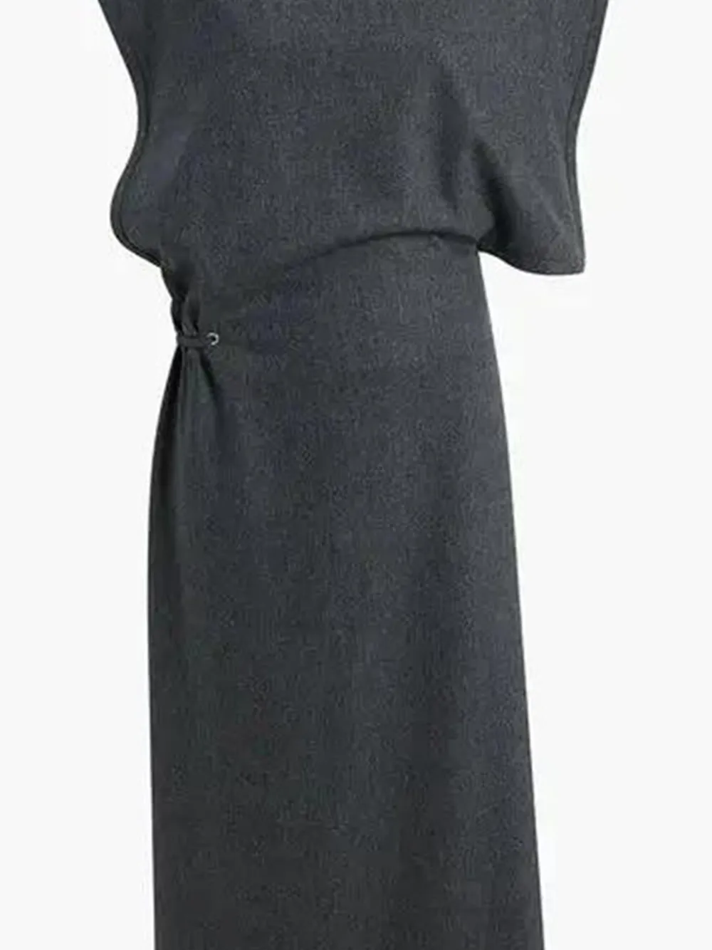 KHAITE Iris gedrapeerde jurk - Grijs