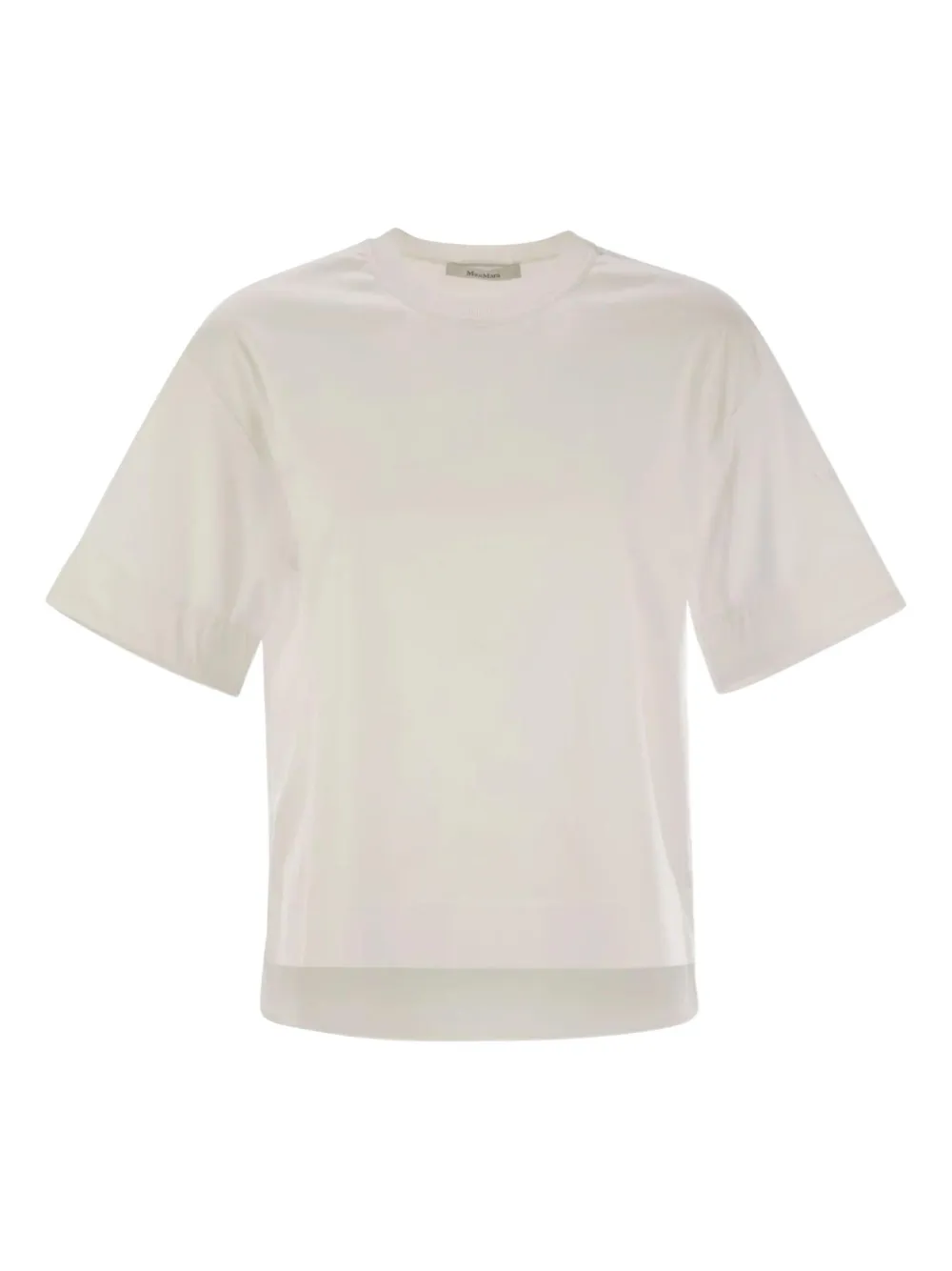 Max Mara Estella Cotton T-shirt In White