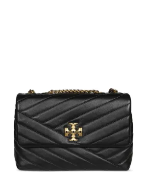 Tory Burch Kira diamond-quilted Convertible Shoulder Bag | Black