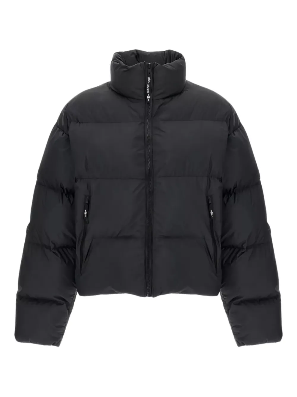 Balenciaga Pocket Puffer Jacket In Black
