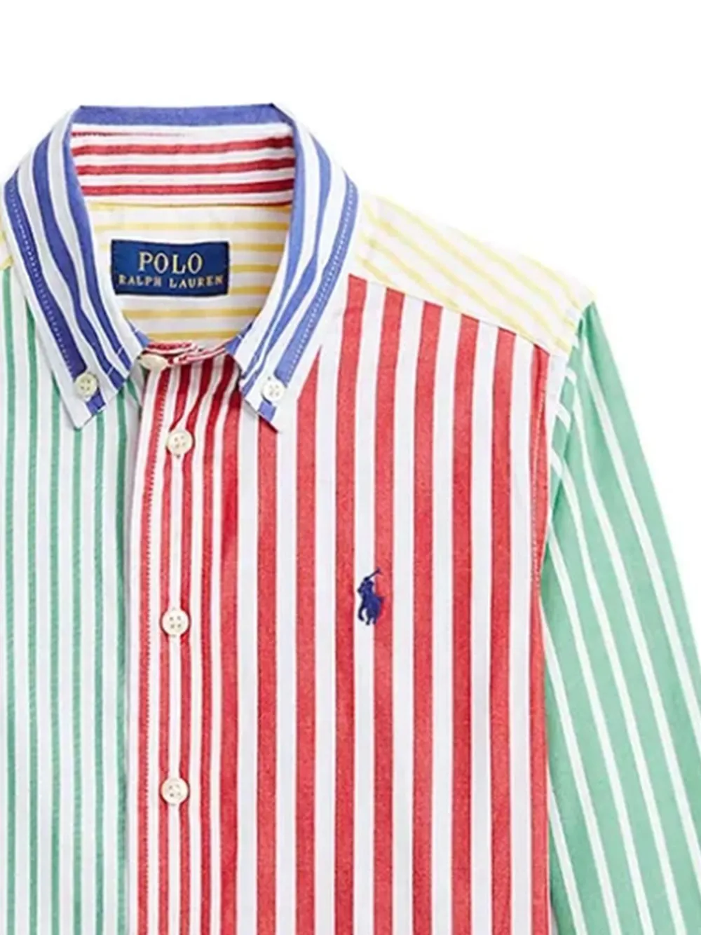 POLO RALPH LAUREN KIDS Gestreept shirt Rood