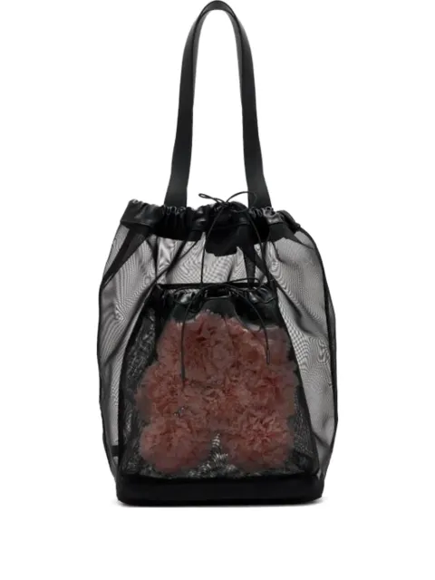 Simone Rocha sheer tote bag