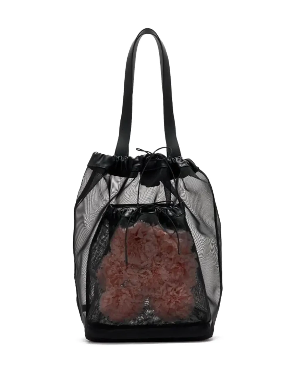 Simone Rocha Doorzichtige shopper - Zwart