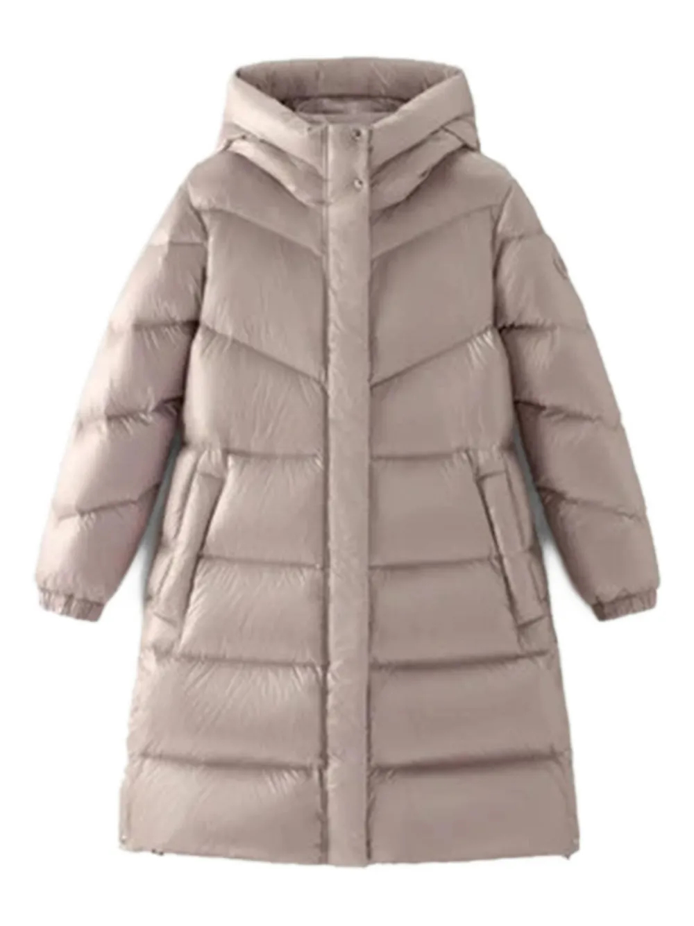 Woolrich Aliquippa hooded puffer jacket | Neutrals | Image 1