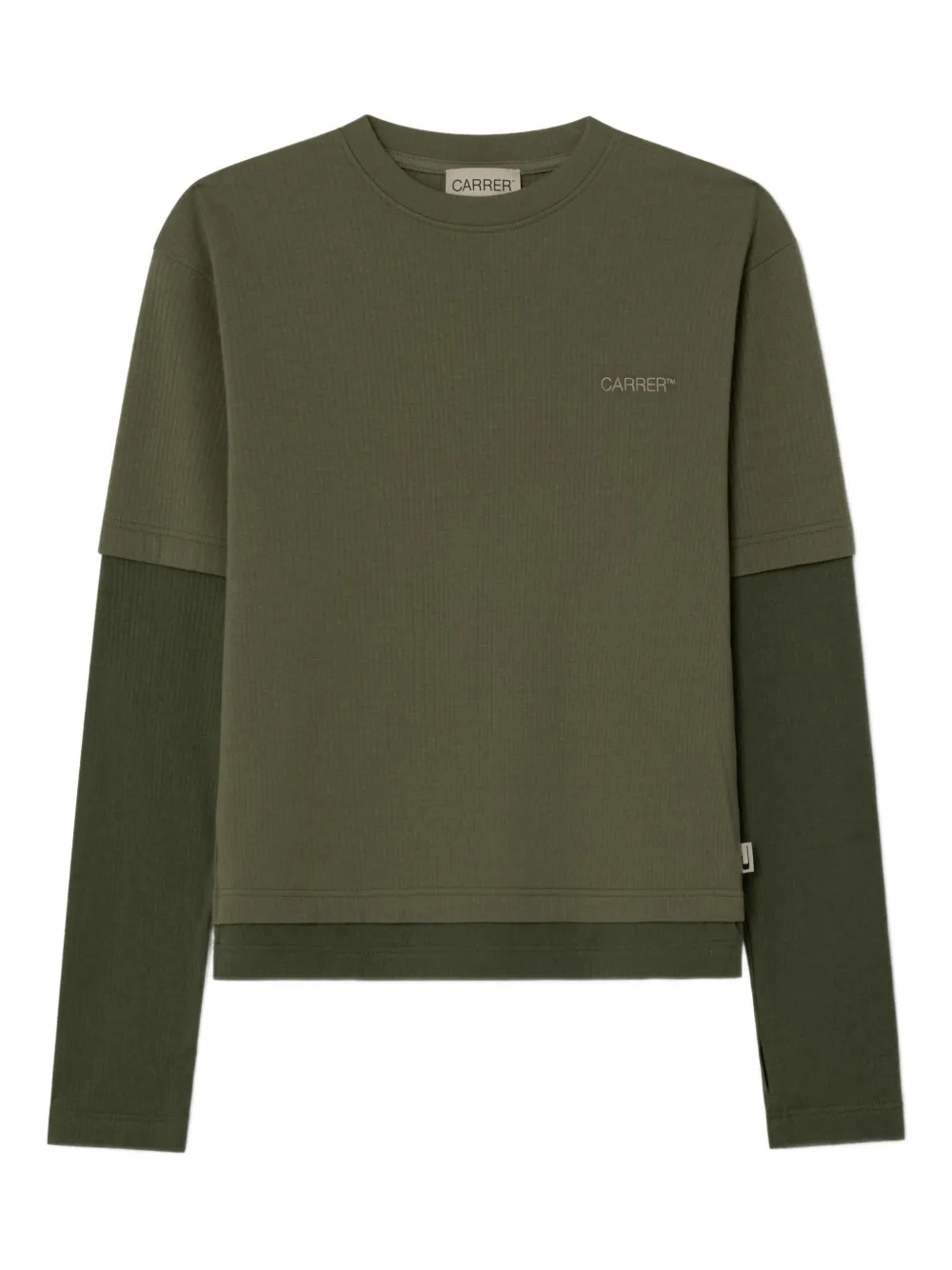 Carrera sudadera con cuello redondo | verde | Image 1