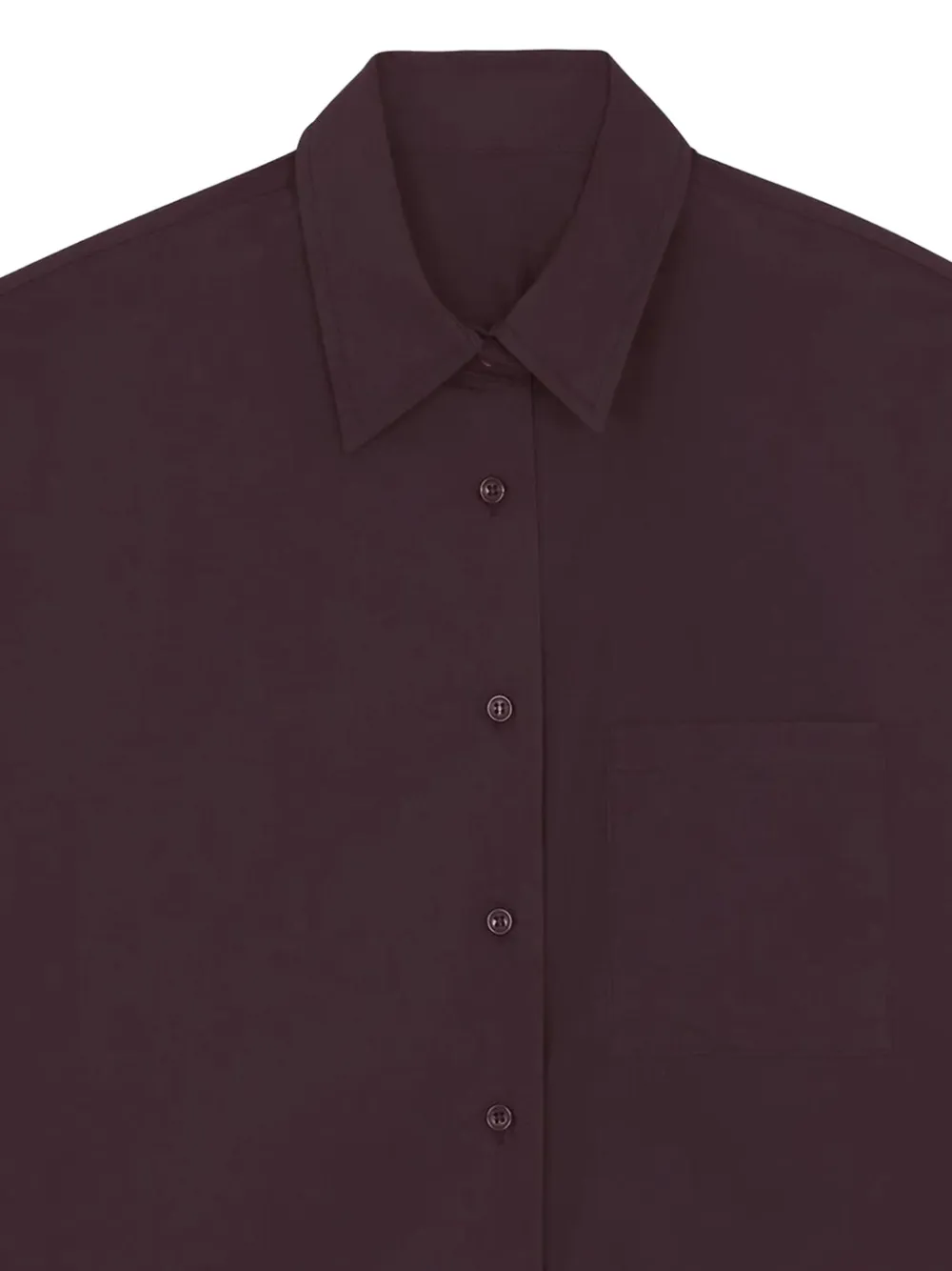 The Frankie Shop Lui blouse met zak - Paars
