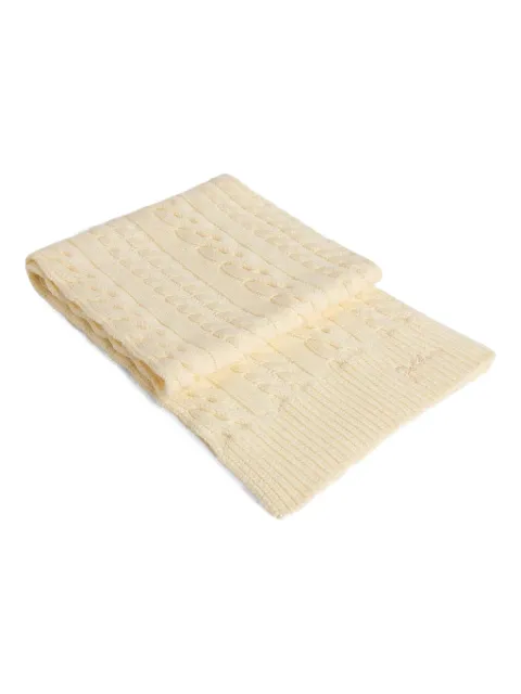 Golden Goose knit cable journey scarf