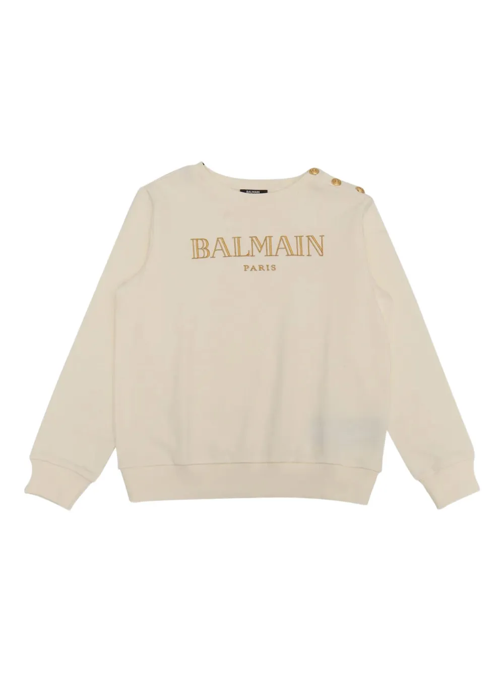 Balmain Kids button sweatshirt - Toni neutri