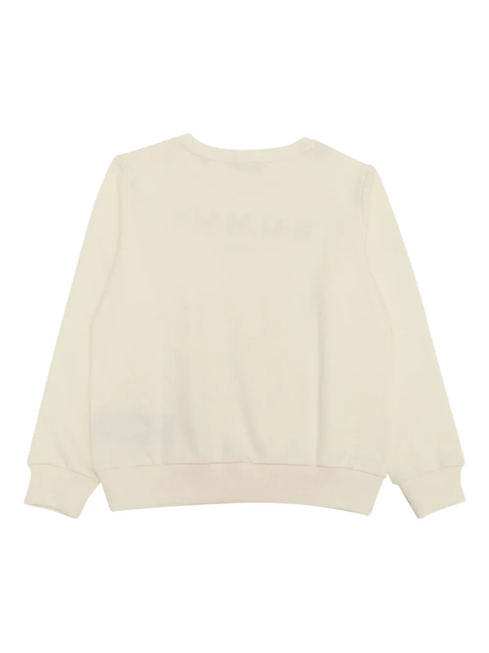 Balmain Kids Sweater met knoop Beige