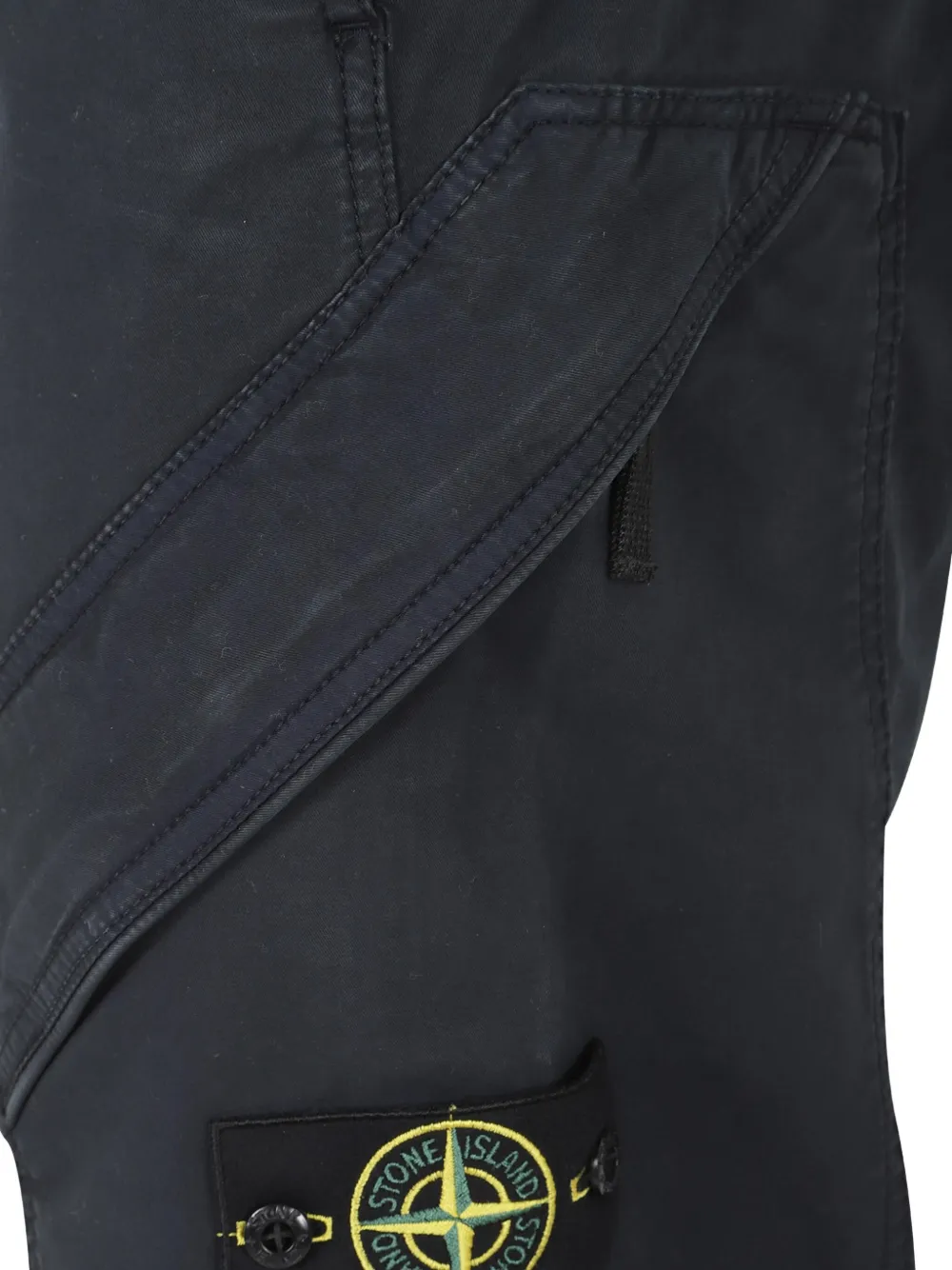 Stone Island Broek met knoopsluiting Blauw