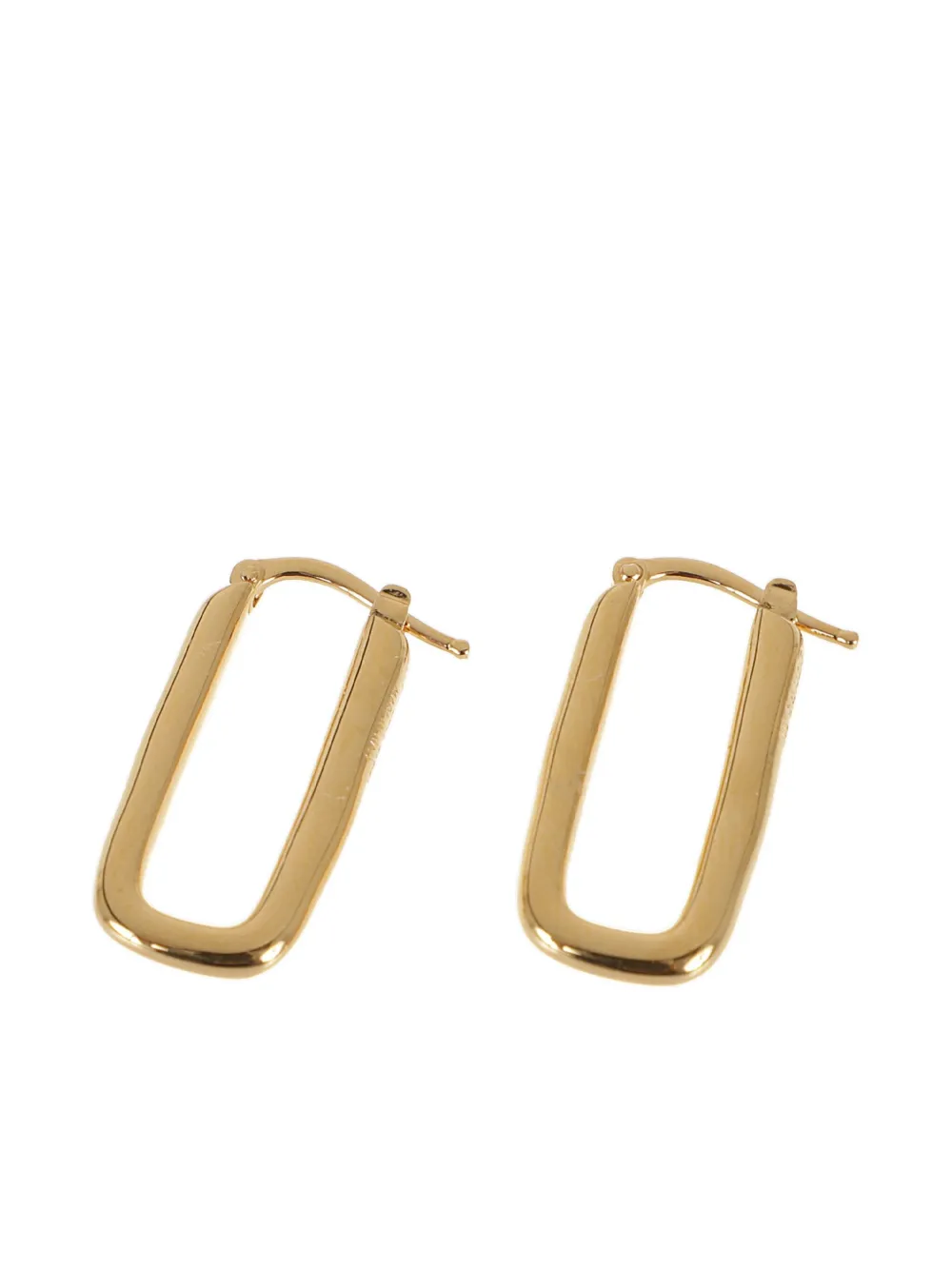 Jil Sander aretes rectangulares | dorado | Image 1