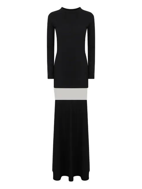 Duran Lantink long-sleeve floating maxi dress