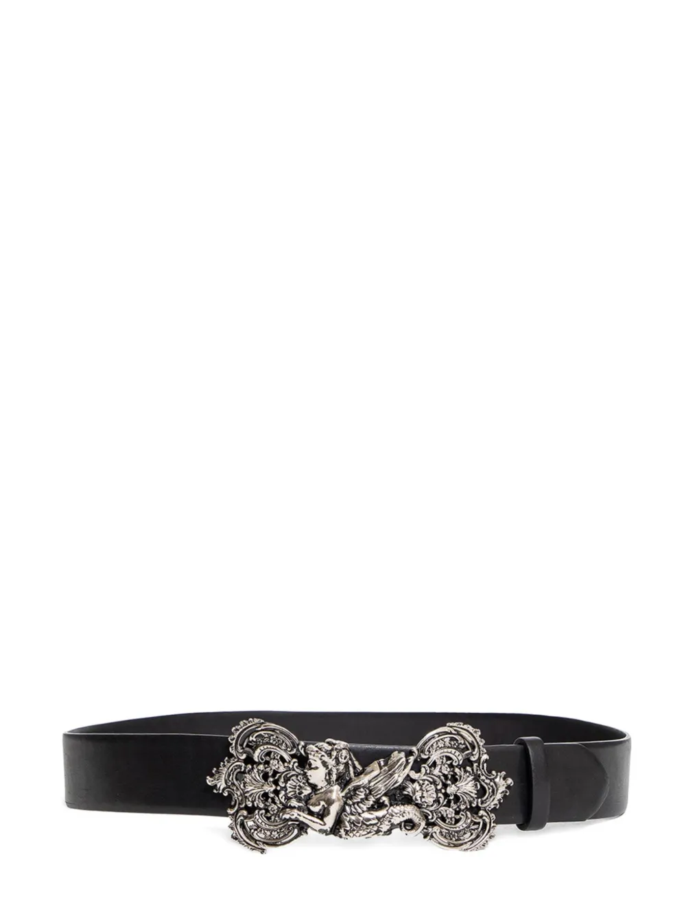 Dilara Findikoglu Cherub-embellished Belt In Black