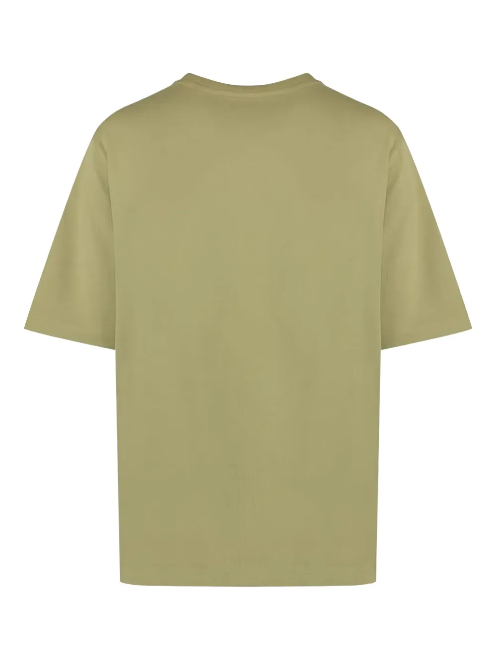 Maison Kitsuné T-shirt met patch Groen