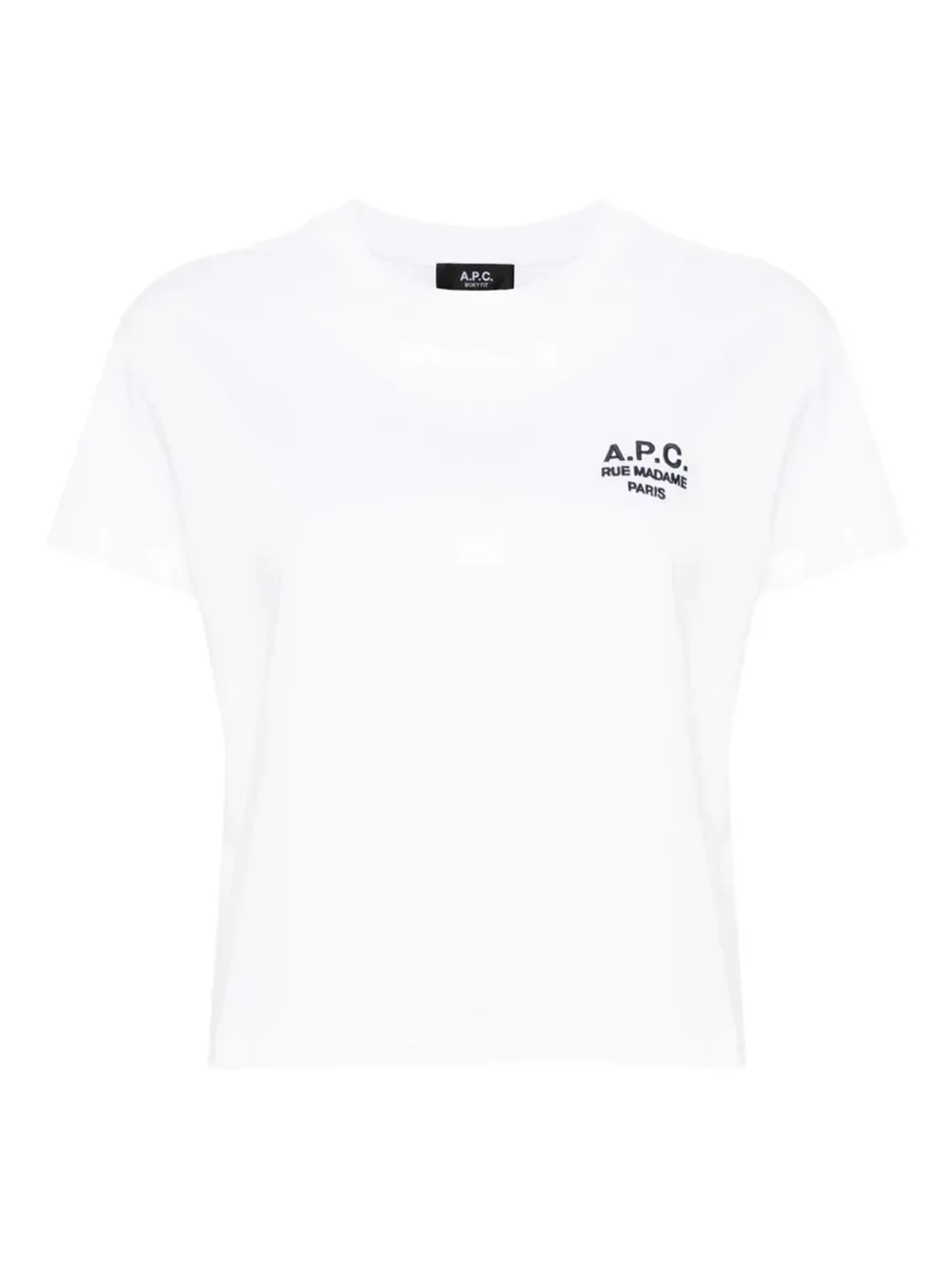 Apc Rue Madame Paris T-shirt In White