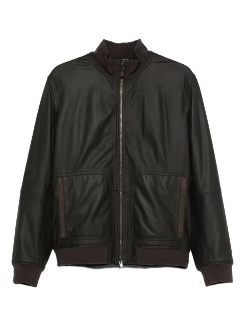 Canali chamarra de piel