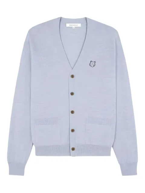 Maison Kitsuné Fox Head embroidered cardigan