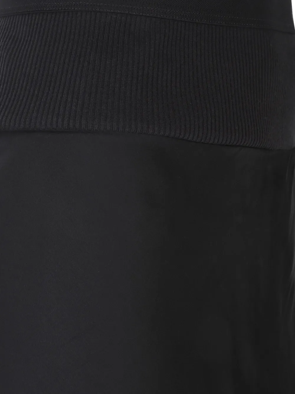 Rick Owens Bias Short Skirt In Black