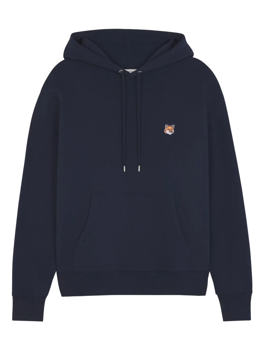 Maison Kitsuné Fox Head Patch hoodie Blauw