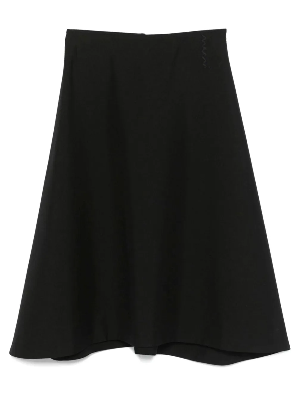 Marni Wool Skirt In Black