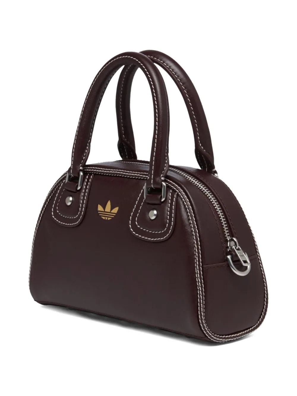 Wales Bonner X Adidas Originals Small Topstitch Tote Bag In Brown