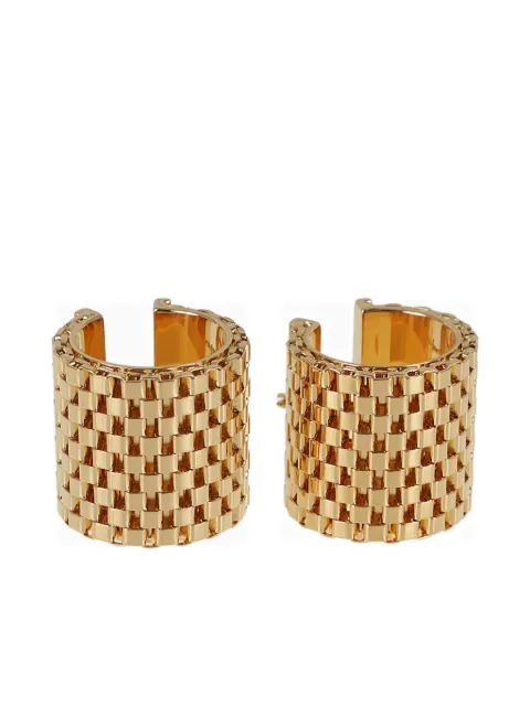 Jil Sander chain-link hoop earrings