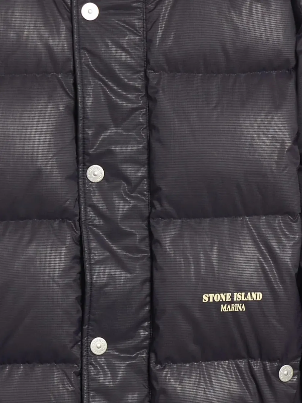 Stone Island Junior Jack met knopen Zwart